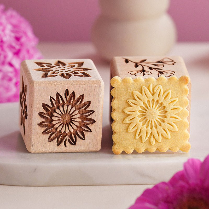 Flowers Cookie Cube