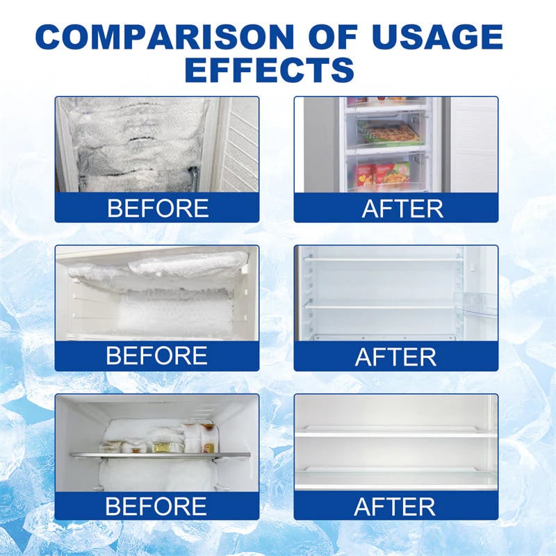 Ajaxfit™💥🧊Instant Ice Melt Spray – No Scraping Needed for Fridge, Freezer & Glass💥