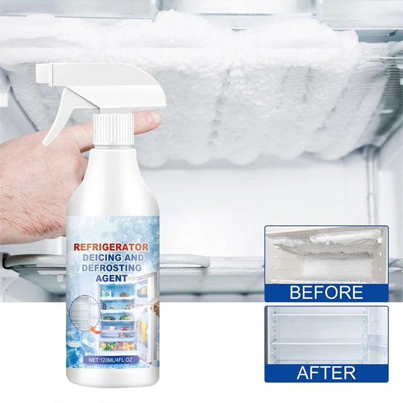 Ajaxfit™💥🧊Instant Ice Melt Spray – No Scraping Needed for Fridge, Freezer & Glass💥