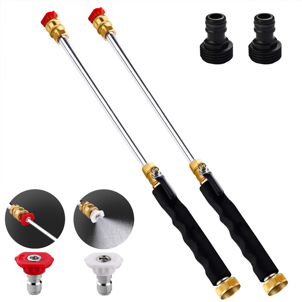 Ajaxfit™🏠🚀High Pressure Hose Nozzle – Power Washer Wand for Car, Patio & Garden Cleaning