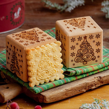 Christmas Trees Cookie Cube