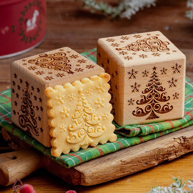 Christmas Trees Cookie Cube