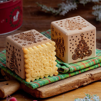 Christmas Trees Cookie Cube