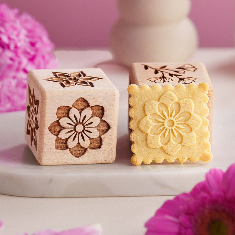 Flowers Cookie Cube