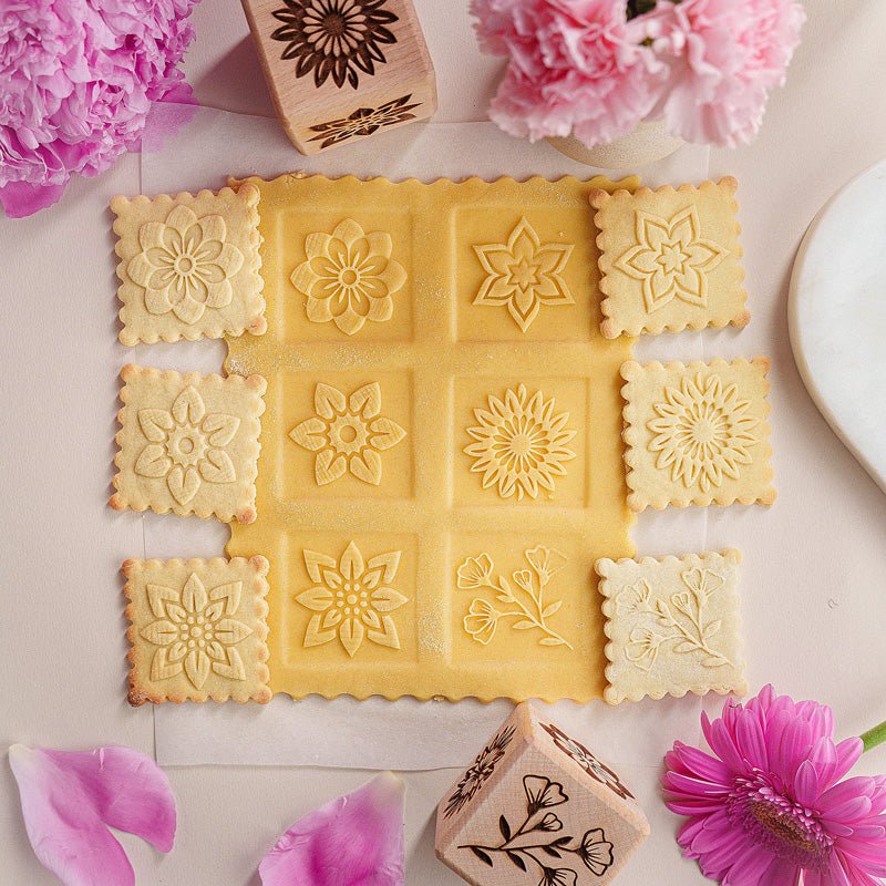 Flowers Cookie Cube