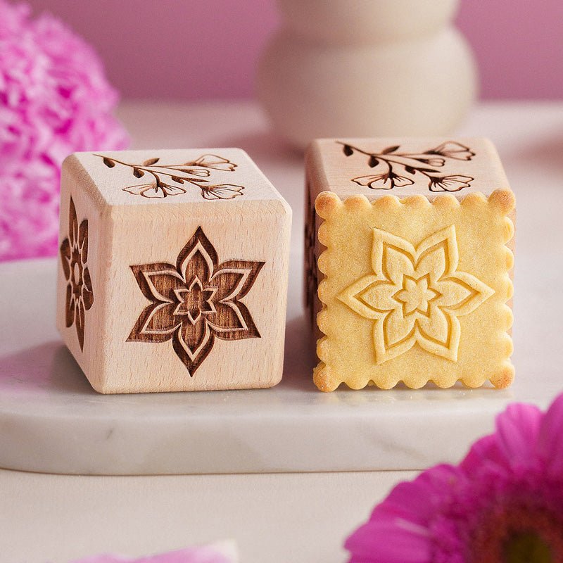 Flowers Cookie Cube