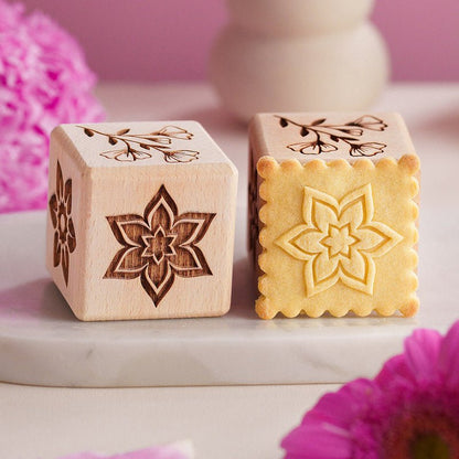 Flowers Cookie Cube