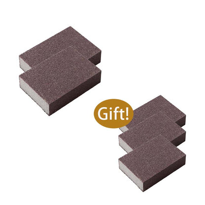 Ajaxfit™🧽🔥2026 HOT SALE🍳Emery Sponge Scrubber – Removes burnt grease & rust instantly. Flexible & durable, ergonomic handle. A heavy-duty cleaning essential. 🍳✨ (offer))